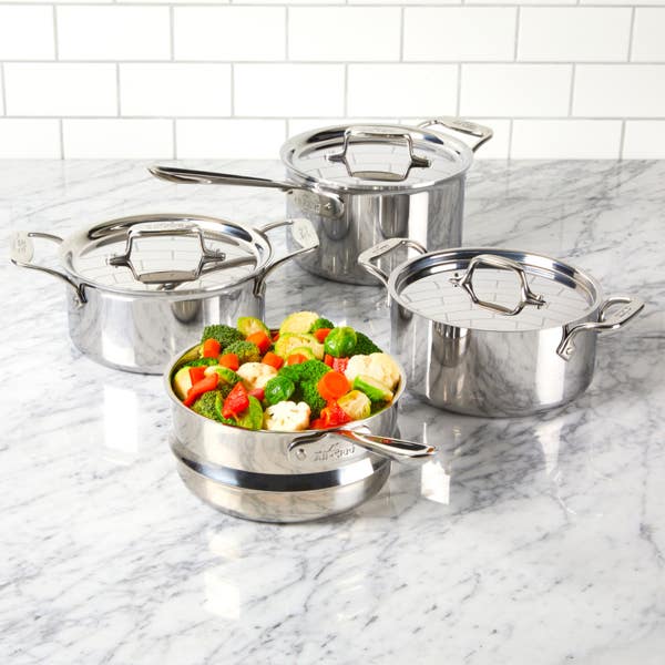 All Clad Gourmet Accessories Universal Stainless Steel Steamer Insert 8 Inch