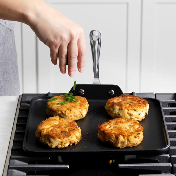 All Clad HA1 Expert Cookware Nonstick Square Griddle 11 Inch