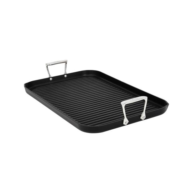 all clad NS Pro Nonstick Cookware Double Burner Grill 13 x 20 inch
