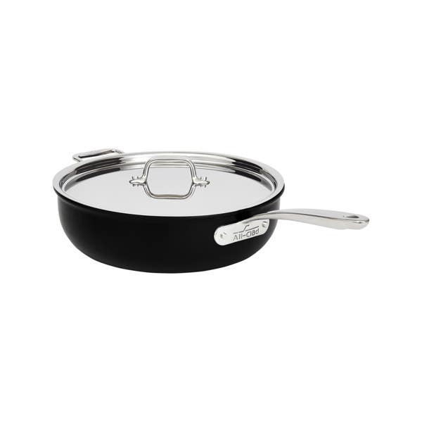 all clad NS Pro Nonstick Cookware Essential Pan 6 quart with Lid