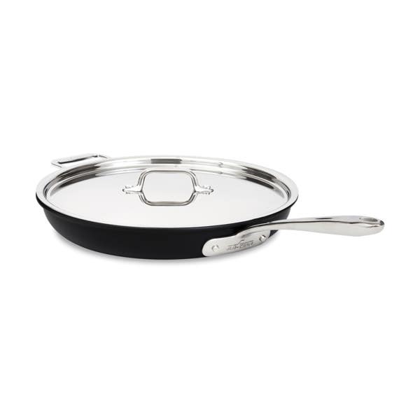 all clad NS Pro Nonstick Cookware Fry Pan 12 inch with Lid