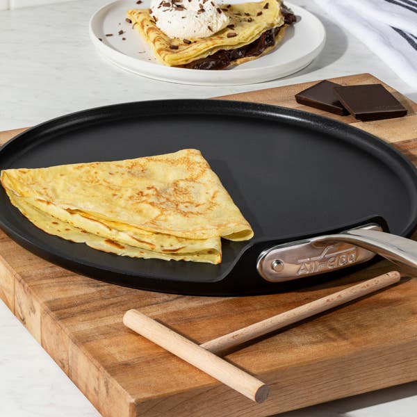 All Clad NS Pro Nonstick Cookware Nonstick Crepe Pan With Spreader Tool 12 Inch