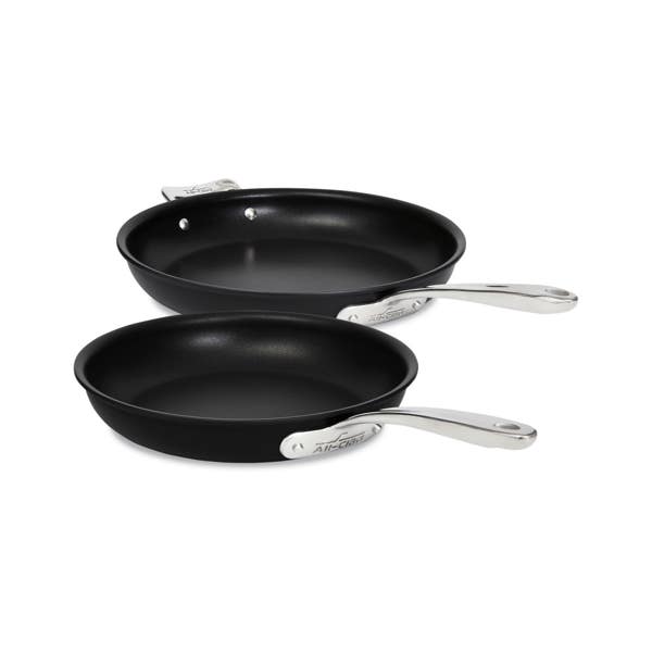 all clad NS Pro Nonstick Cookware Set 10 & 12 inch Fry Pans