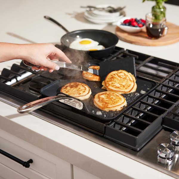 All Clad NS Pro Nonstick Cookware Square Griddle 11 Inch