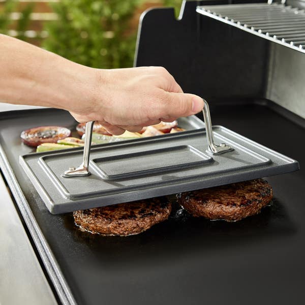 All Clad Outdoor Accessories Cast Iron Grill Press 10 Inch