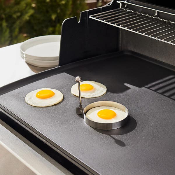 All Clad Outdoor Accessories Stainless Steel 4 Inch Egg Ring Set 2 Piece