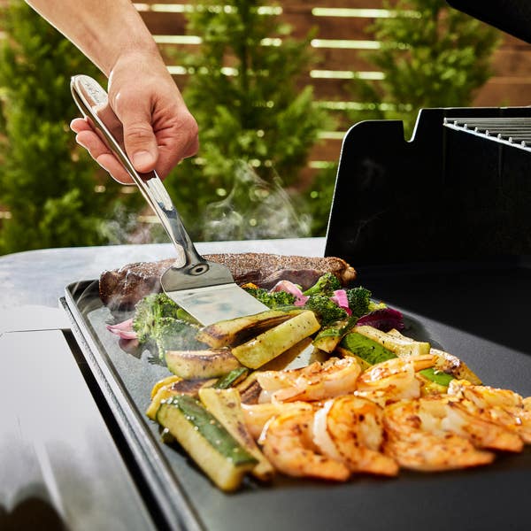 All Clad Outdoor Accessories Stainless Steel Long Solid Turner 13 Inch