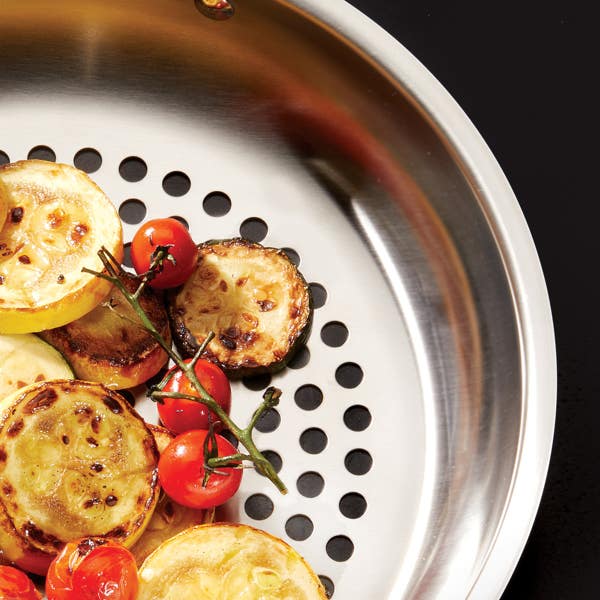 All Clad Outdoor Stainless Steel Round Basket 11 Inch