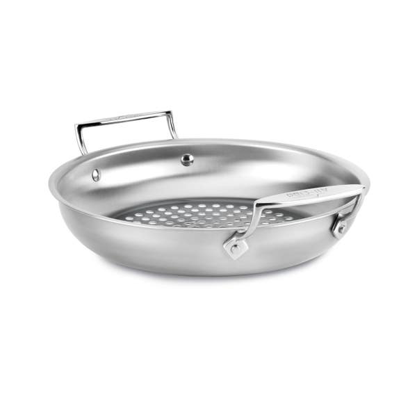 all clad Outdoor Stainless Steel Round Basket 11 inch