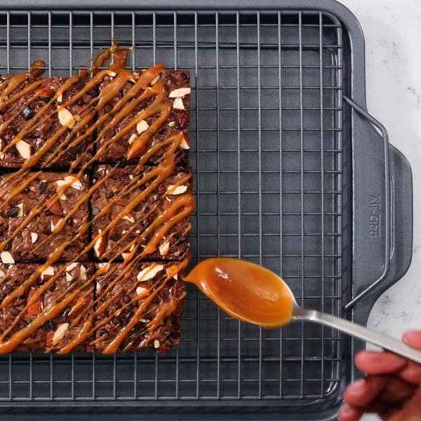 All Clad Pro-Release Nonstick Bakeware; Half Sheet Pan With Cooling Rack; 2 Piece Set