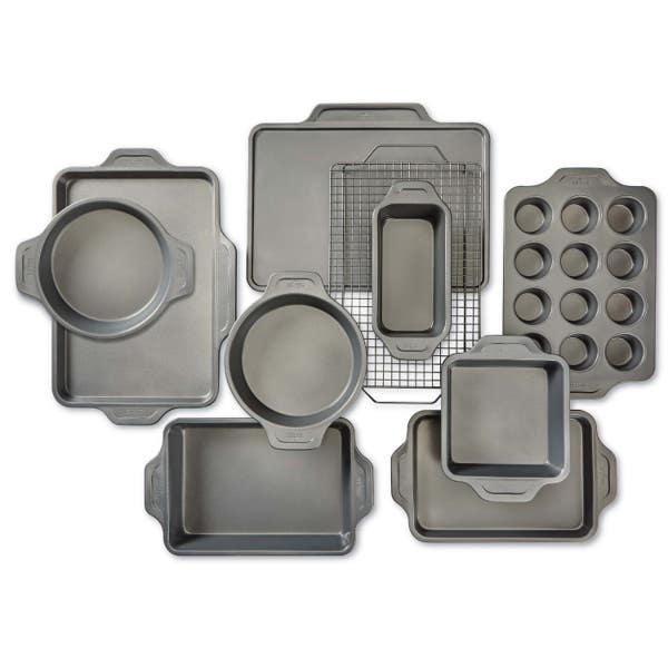all clad Pro-Release Nonstick Bakeware Set; 10 piece Set