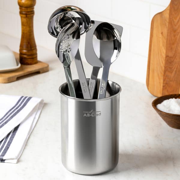 All Clad Professional Stainless Steel Kitchen Tool Set; 5 Piece
