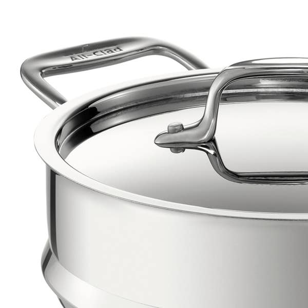 All Clad Stainless Steel All Purpose Steamer With Lid 3 Quart