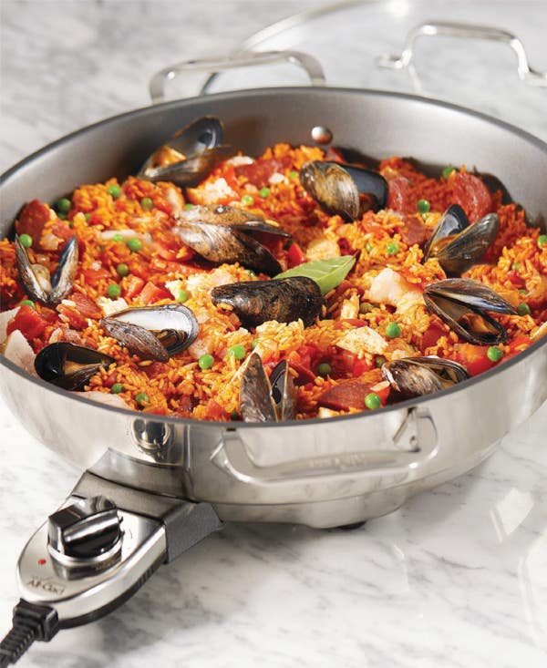 All Clad Stainless Steel Electric Nonstick Skillet; 7 Quart
