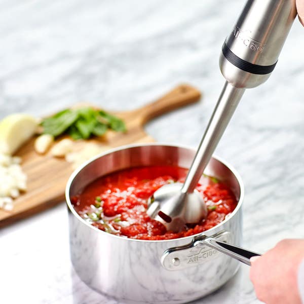 All Clad Stainless Steel Immersion Hand Blender 600 Watts