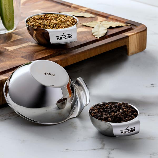 All Clad Stainless Steel Mini Measuring Bowl Set; 3 Piece