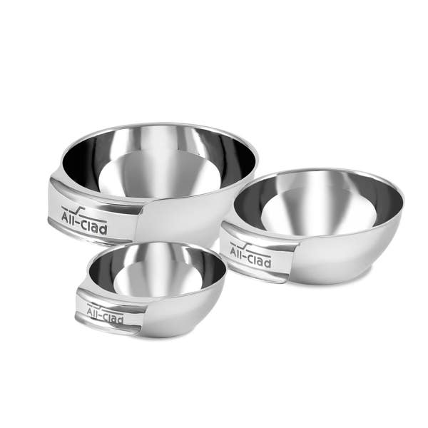 all clad Stainless Steel Mini Measuring Bowl Set; 3 Piece