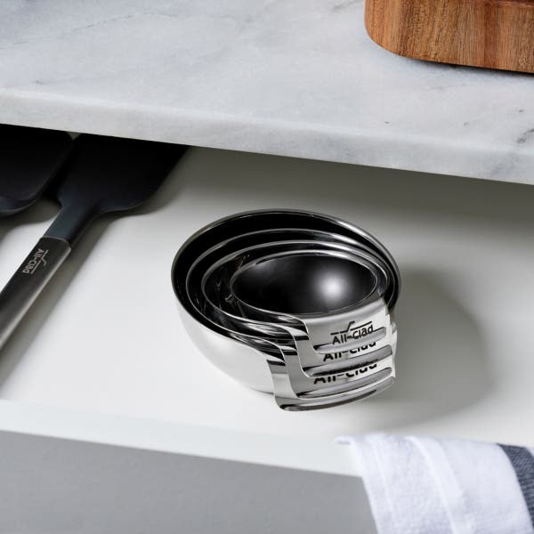 All Clad Stainless Steel Mini Measuring Bowl Set; 4 Piece