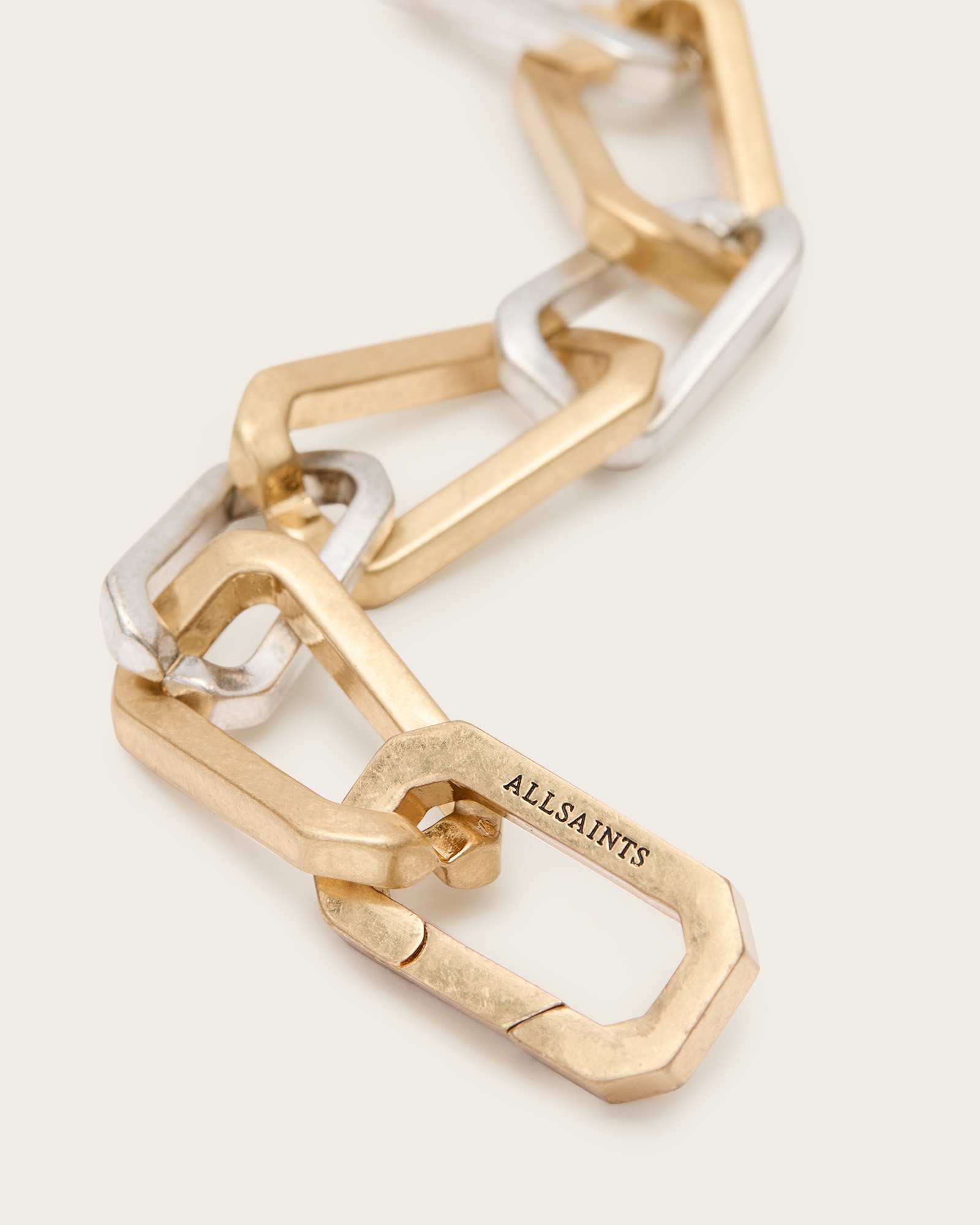 All Saints Ada Chunky Link Bracelet Gold Mix