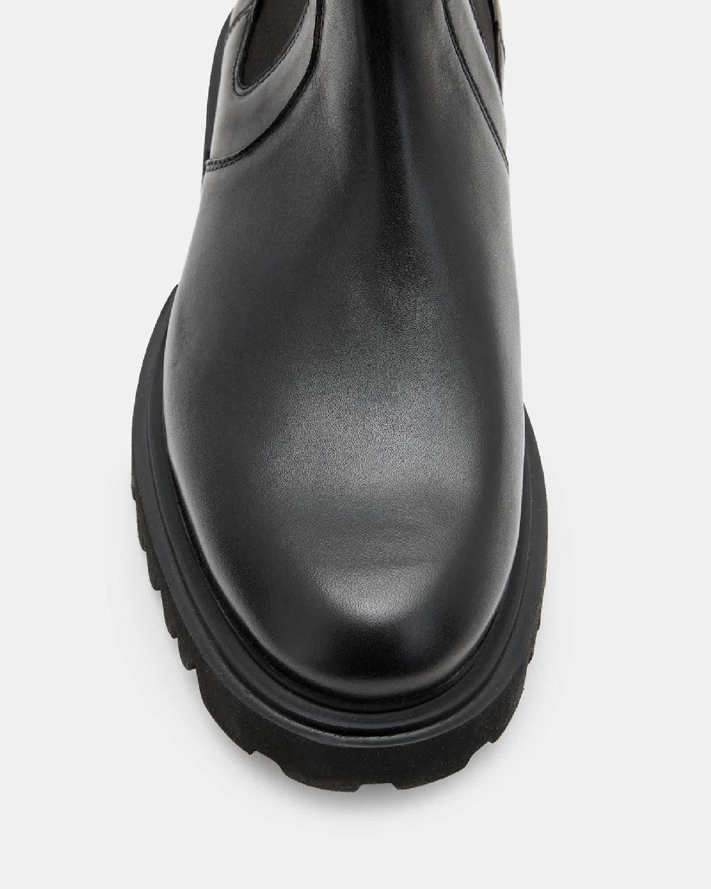 All Saints Ada Leather Ankle Boots Black