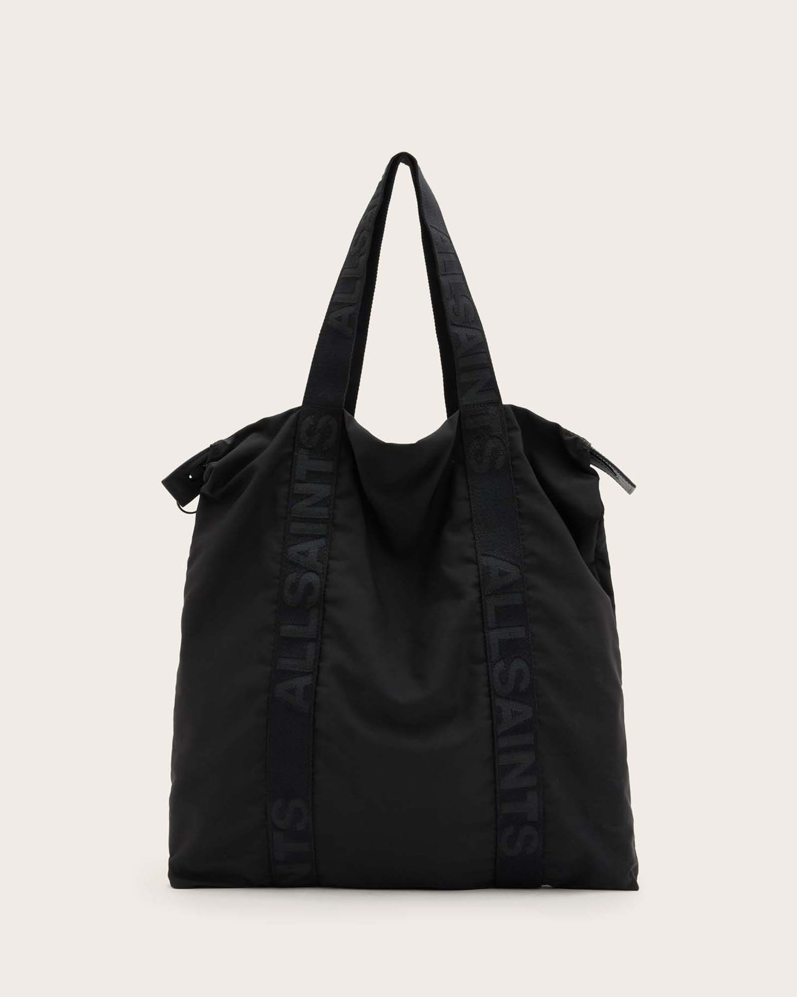 All Saints Afan Spacious Recycled Tote Bag Black