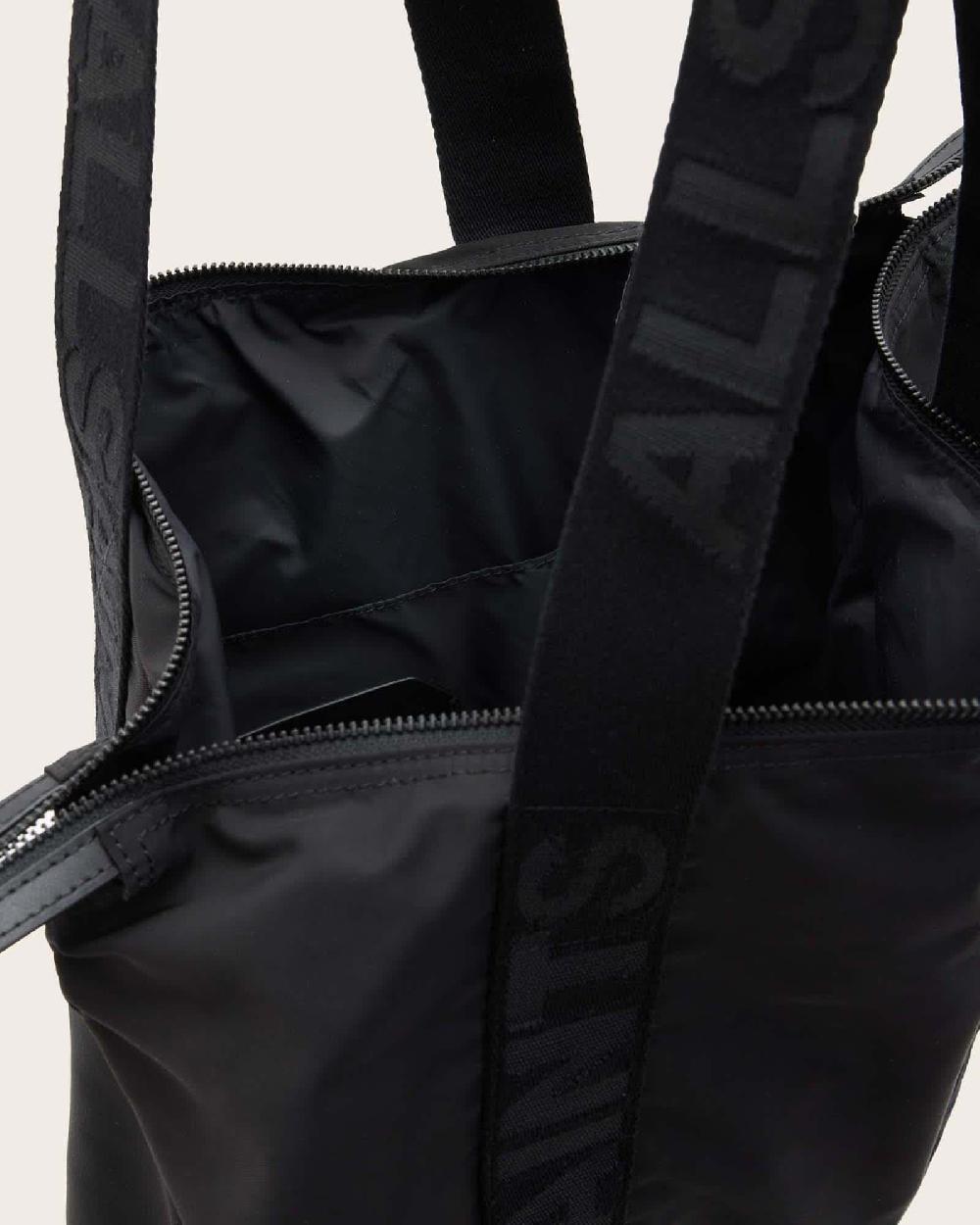 All Saints Afan Spacious Recycled Tote Bag Black