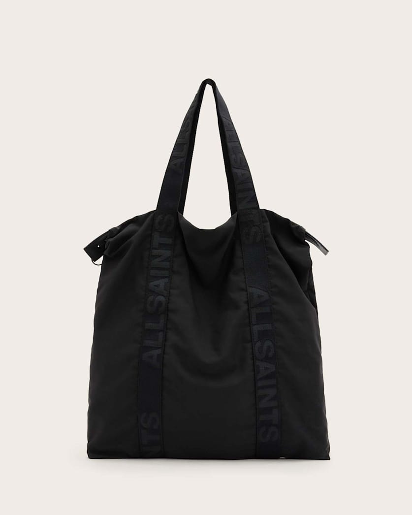 all saints Afan Spacious Recycled Tote Bag Black