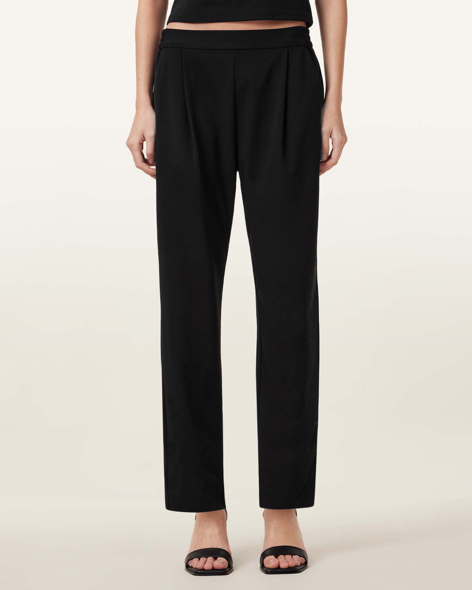 All Saints Aleida Lightweight Tri Pants Black