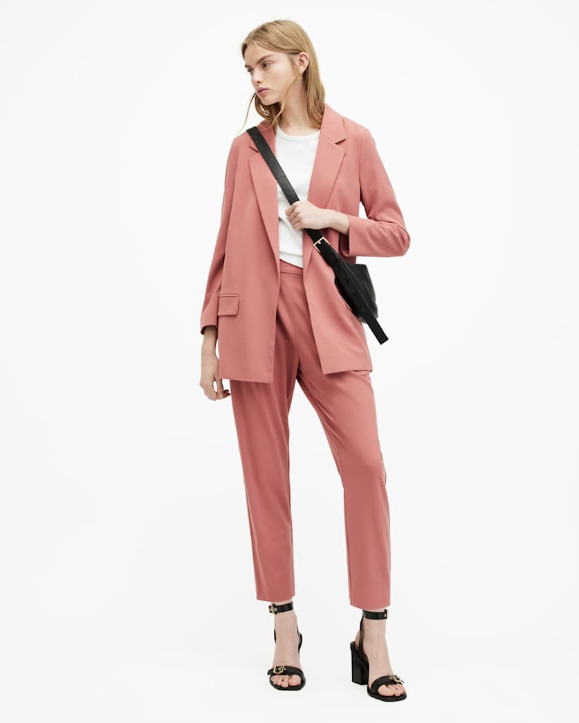 all saints Aleida Lightweight Tri Pants Rich Pink