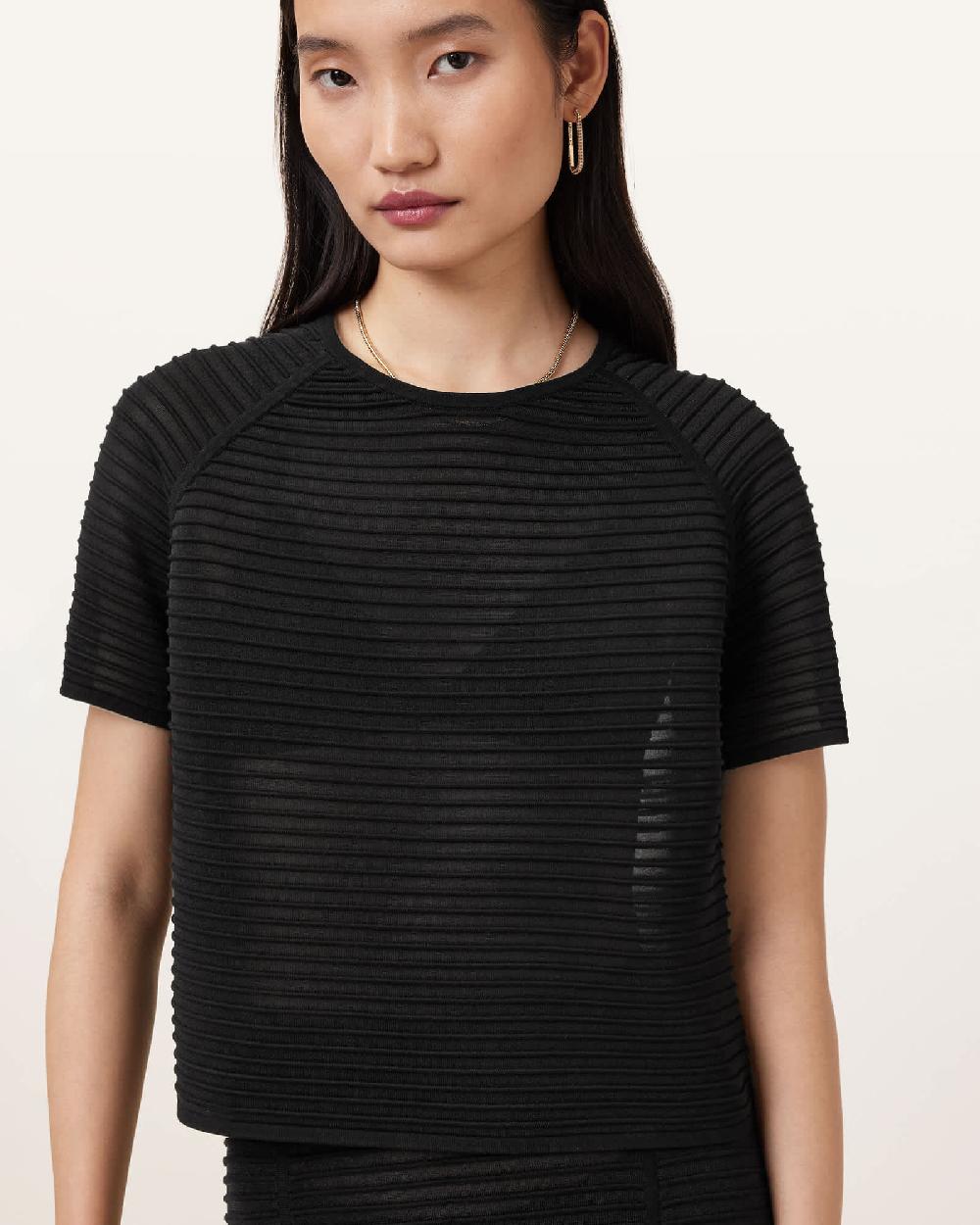 All Saints Alice T-Shirt Black