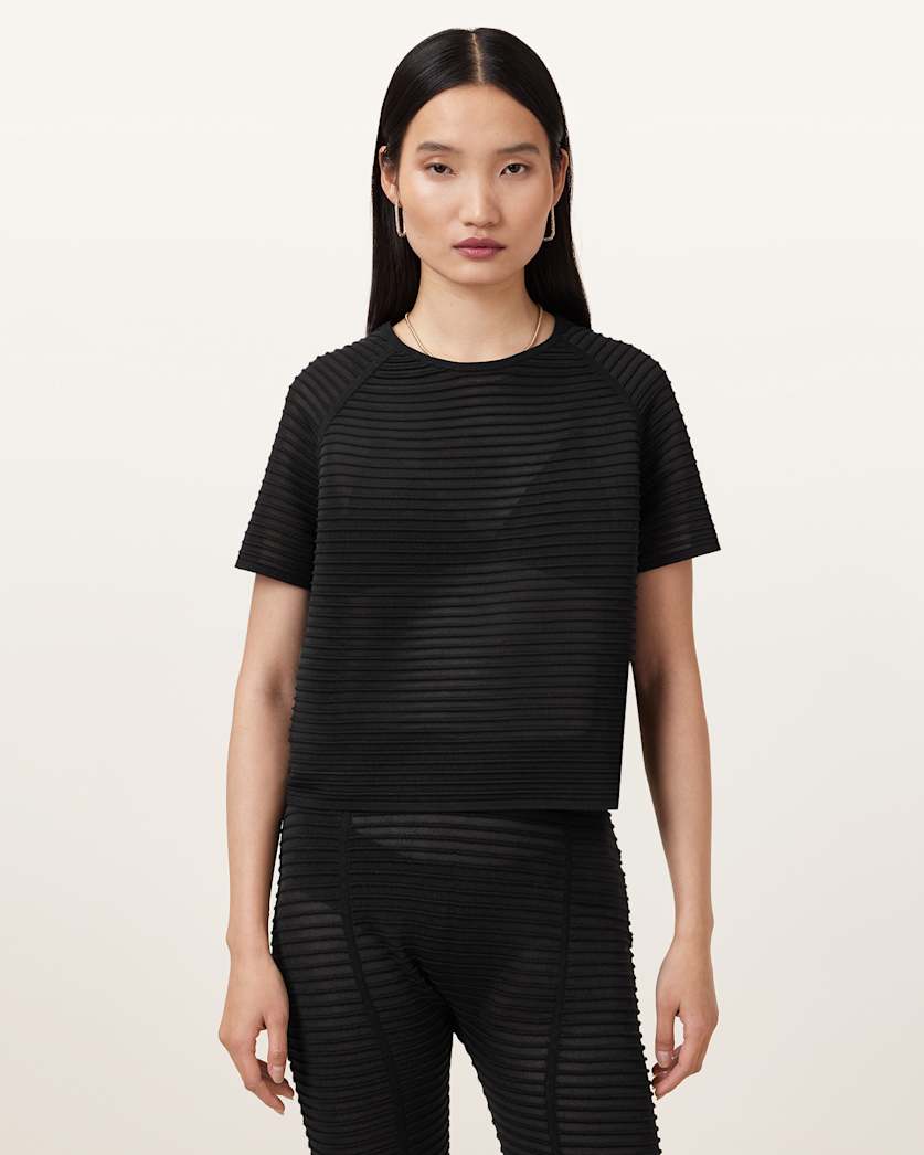 all saints Alice T-Shirt Black