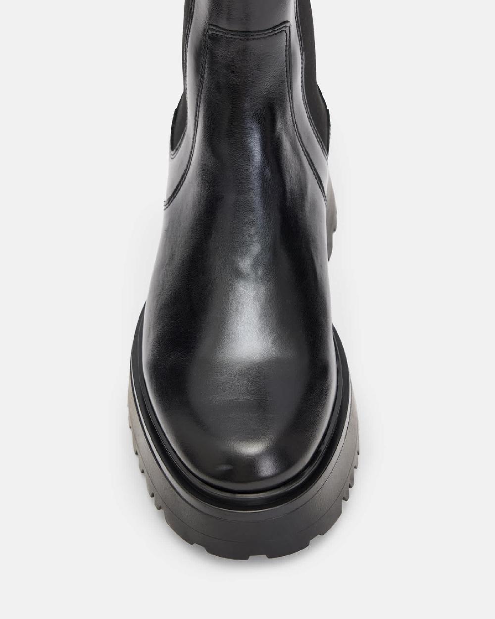 All Saints Amber Leather Boots Black