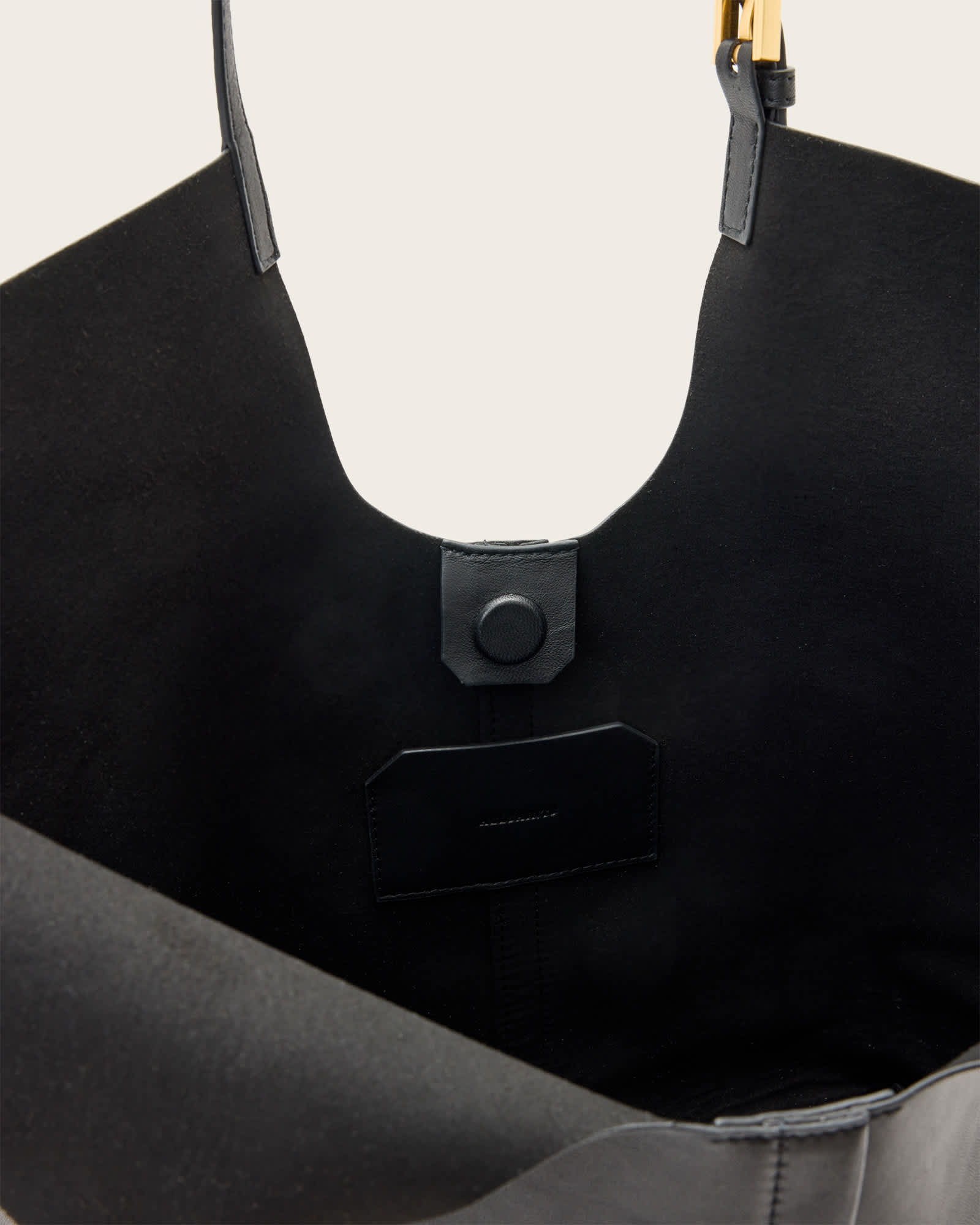 All Saints Ara Leather Tote Bag Black