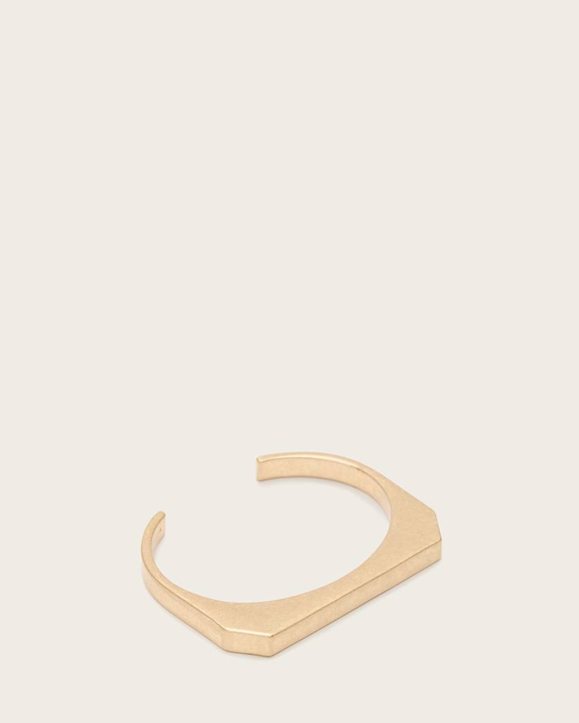 all saints Arya Cuff Bracelet Gold