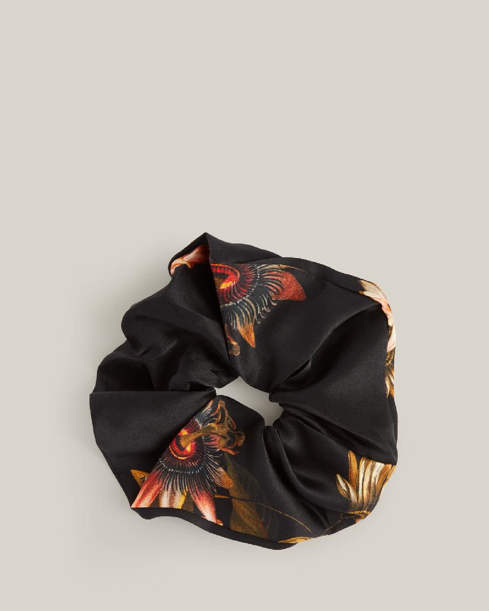 All Saints Avifauna Oversized Scrunchie Black
