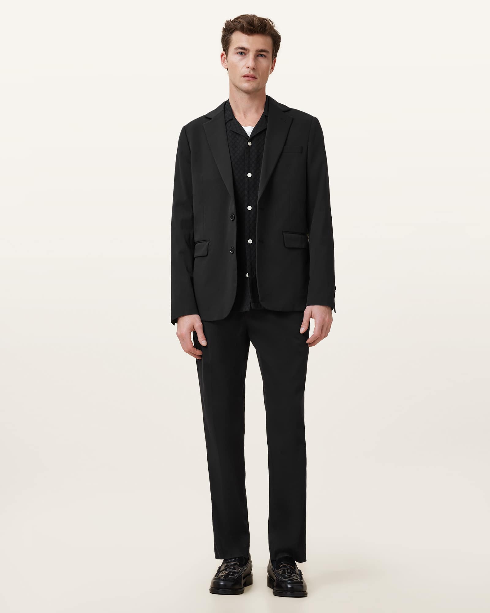 All Saints Bay Tailored Trousers Black