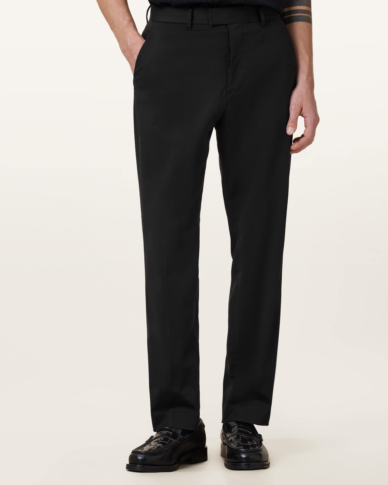 All Saints Bay Tailored Trousers Black