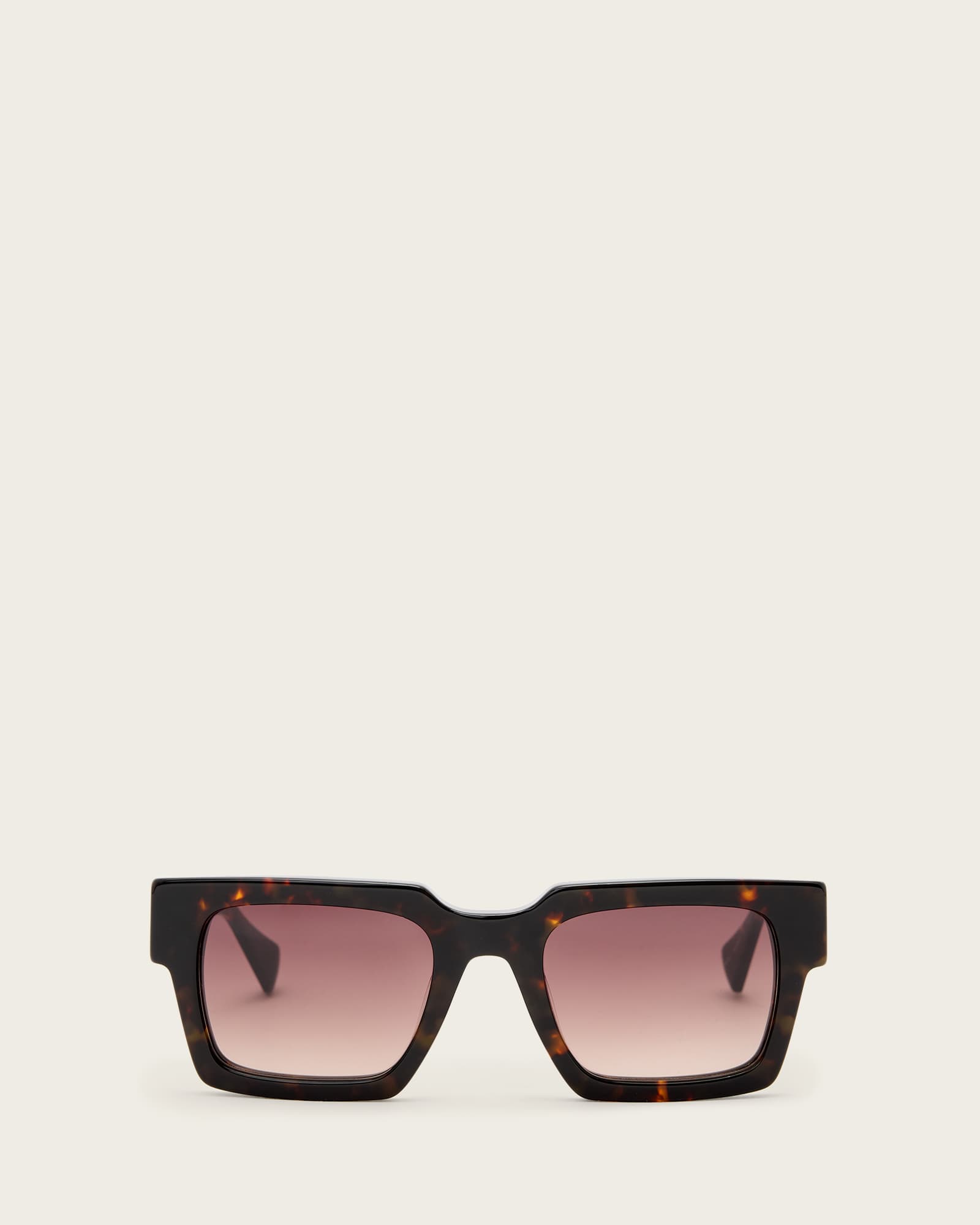 All Saints Beau Square Sunglasses Dark Tort