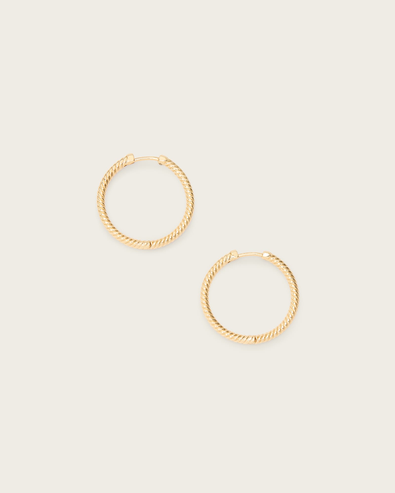 All Saints Beck Small Hoop Earrings Gold