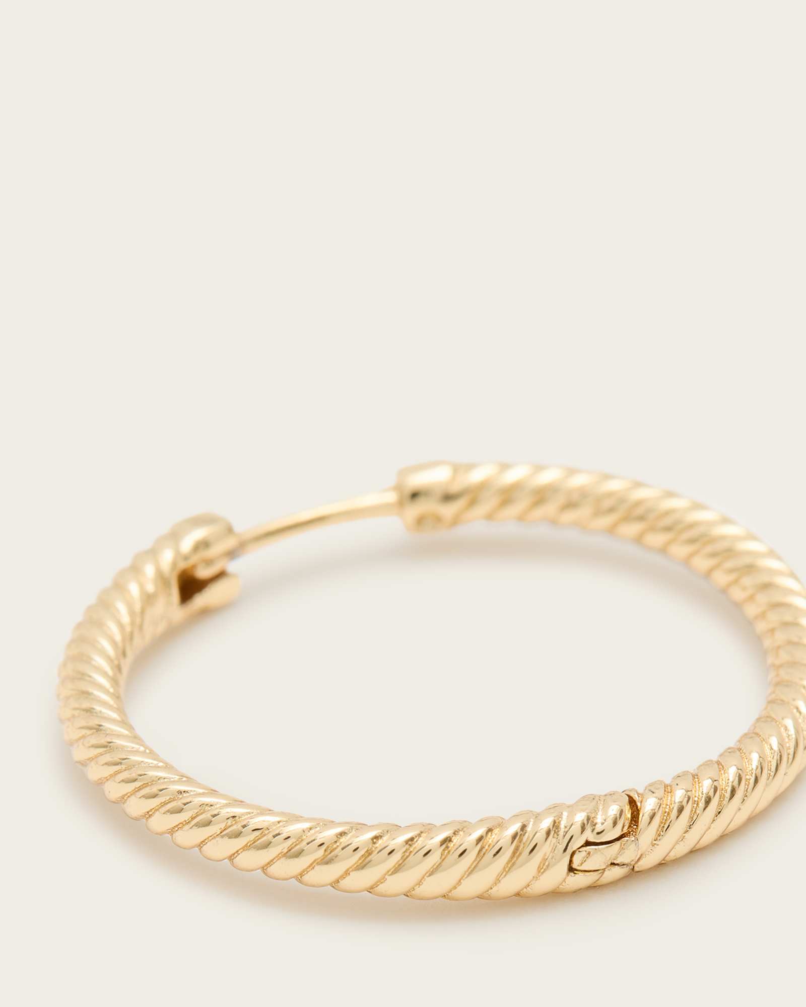 All Saints Beck Small Hoop Earrings Gold