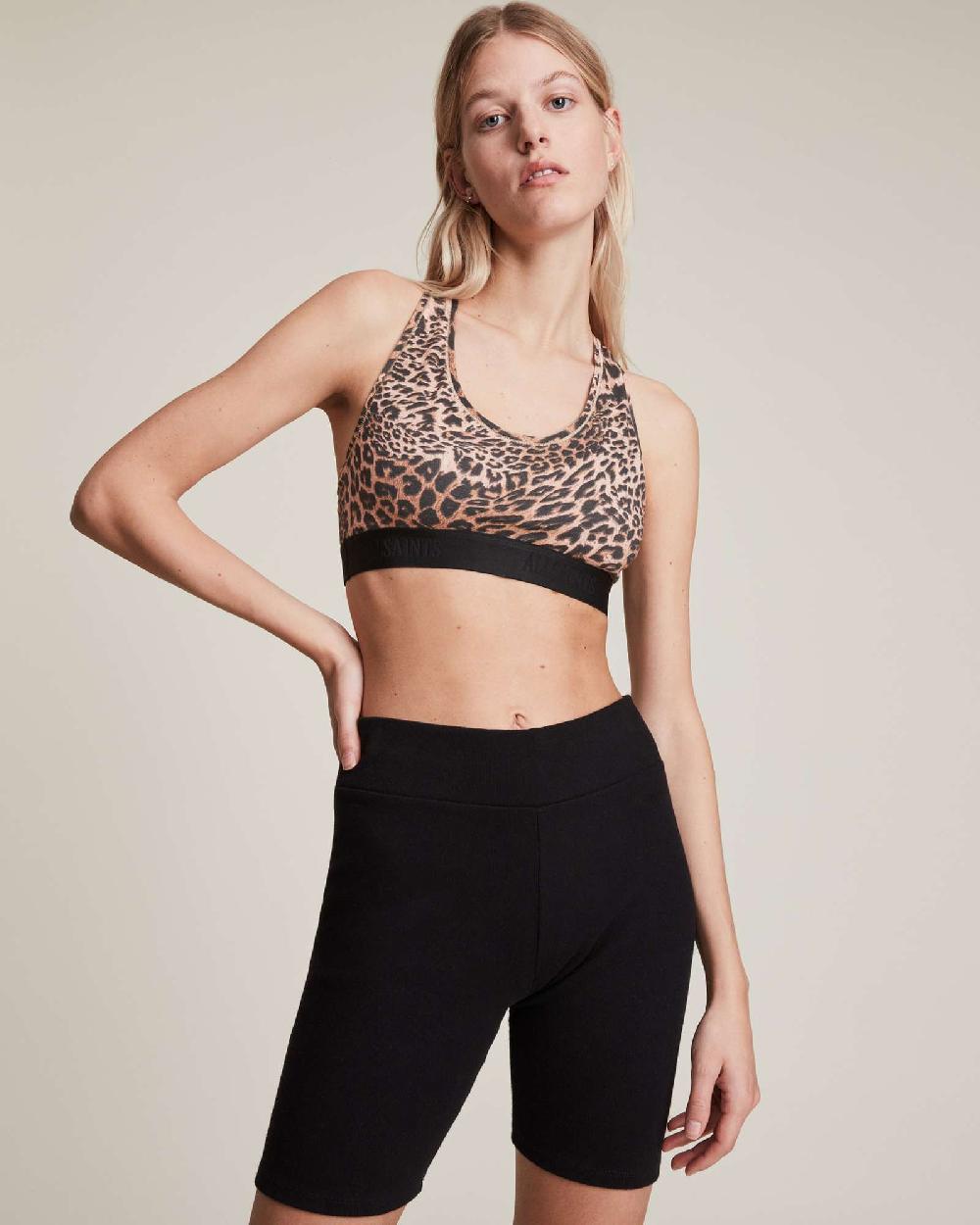 All Saints Betha Kiku Bralet Fur Brown