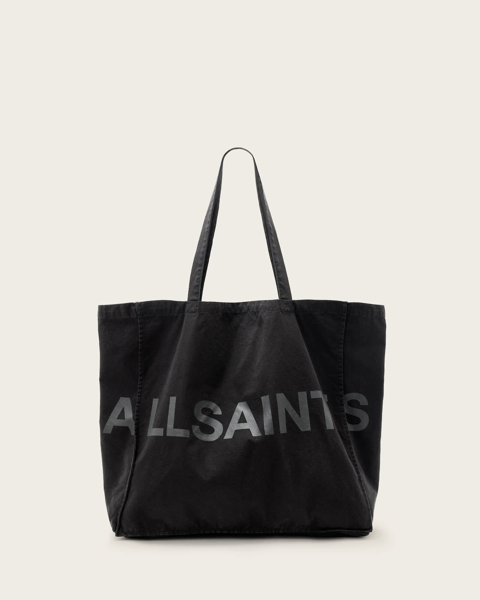All Saints Biggy Large Tote Bag Black