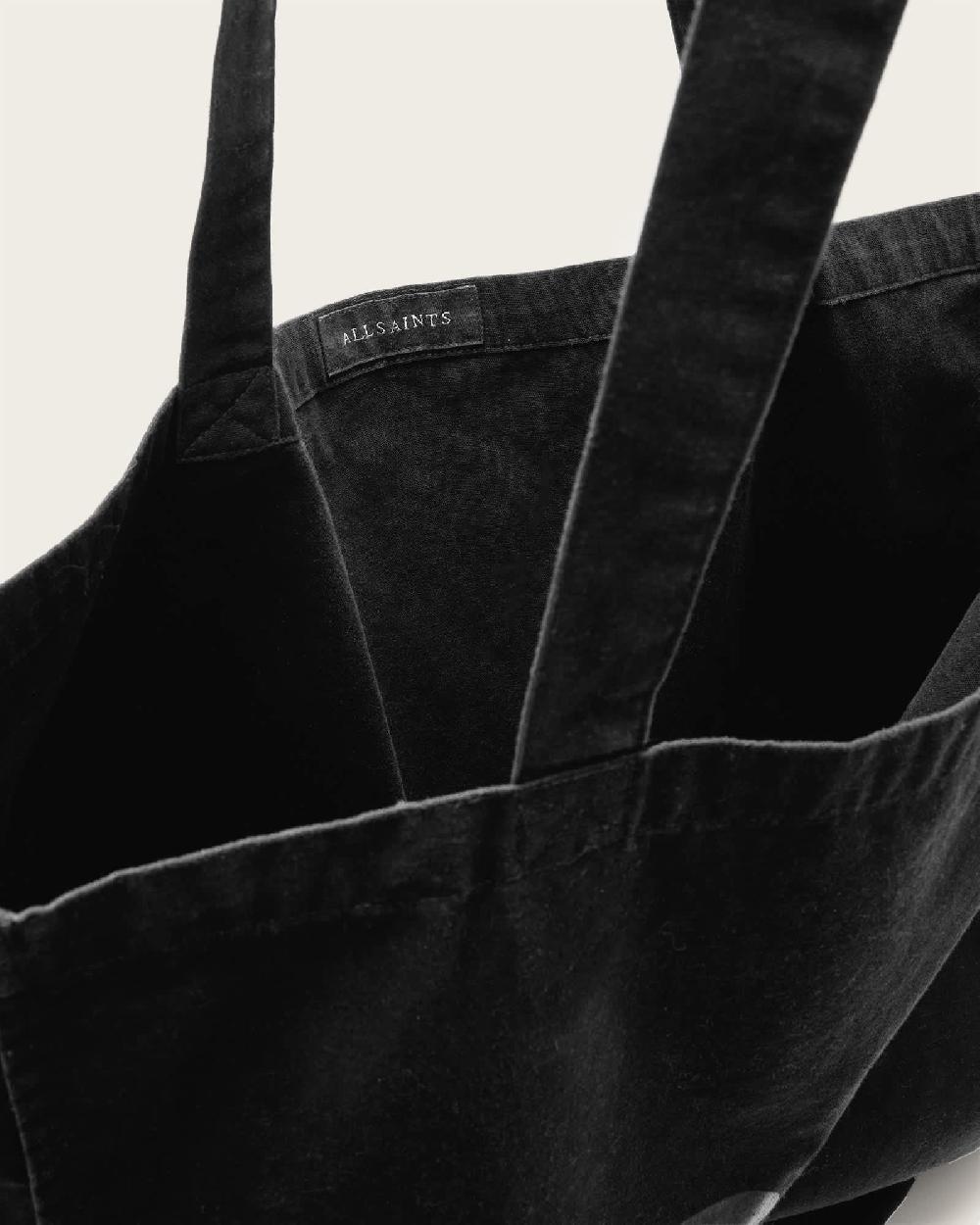 All Saints Biggy Large Tote Bag Black