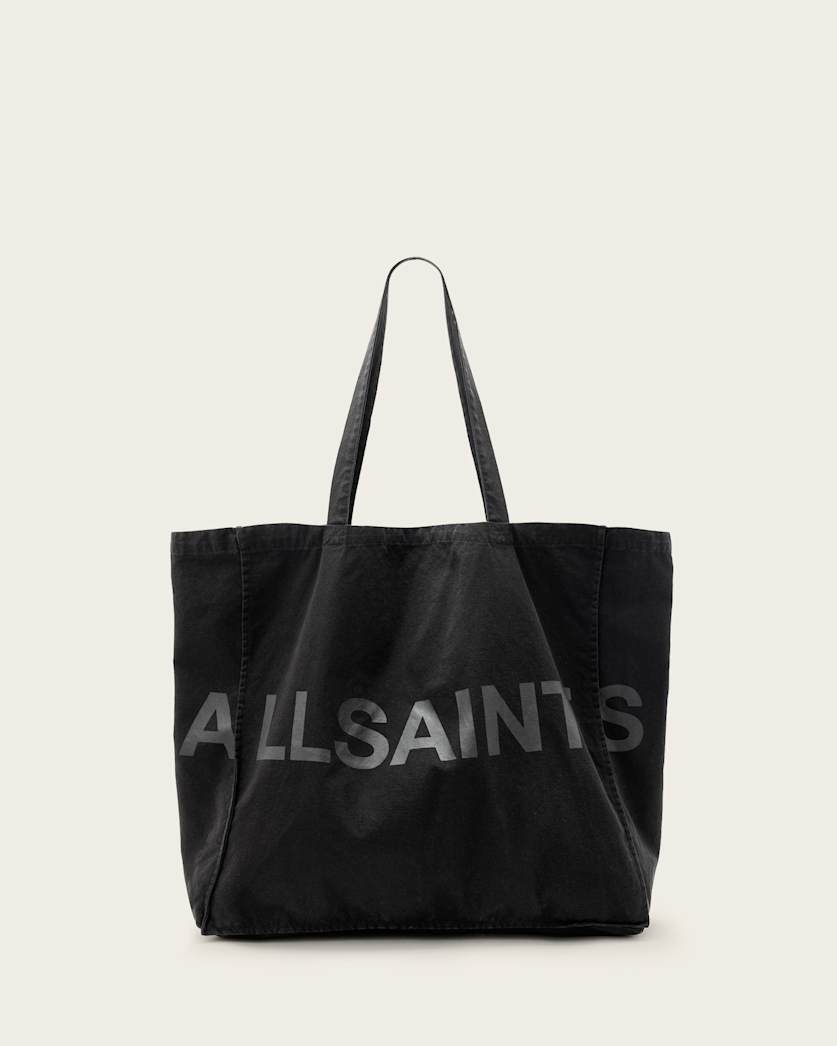 all saints Biggy Large Tote Bag Black