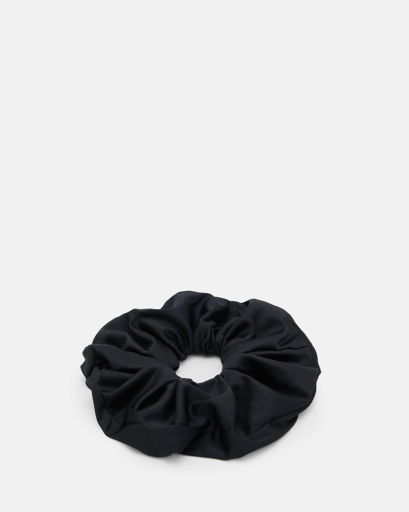 All Saints Black Oversized Scrunchie Black