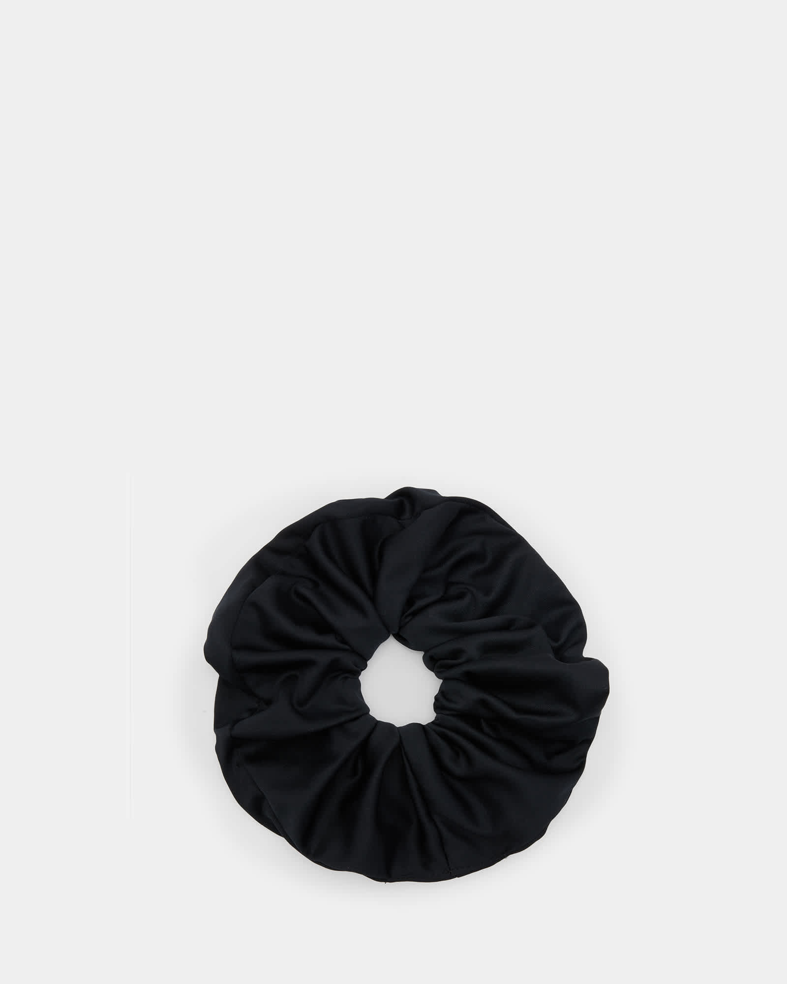 All Saints Black Oversized Scrunchie Black