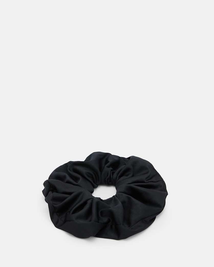 all saints Black Oversized Scrunchie Black