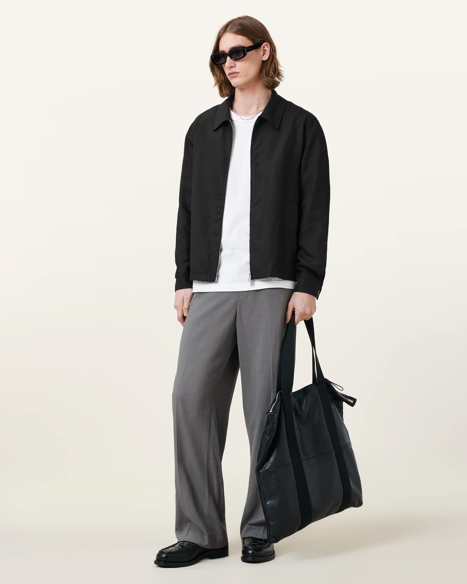 All Saints Bradner Lightweight Jacket Black