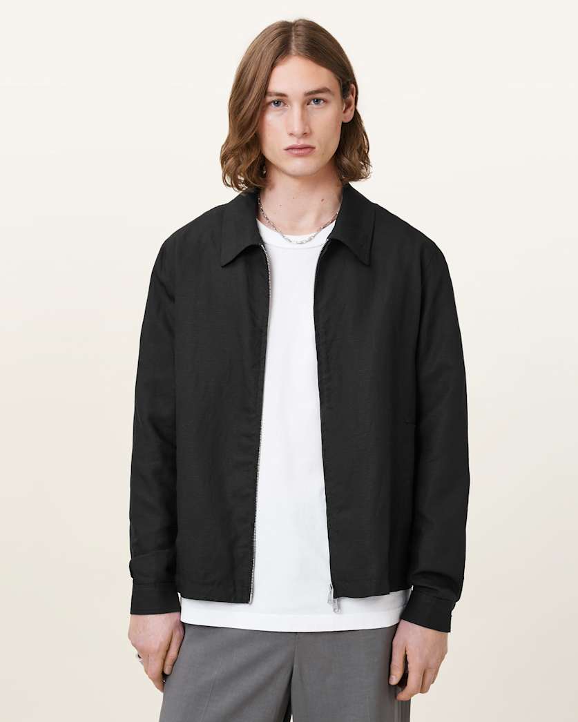 all saints Bradner Lightweight Jacket Black