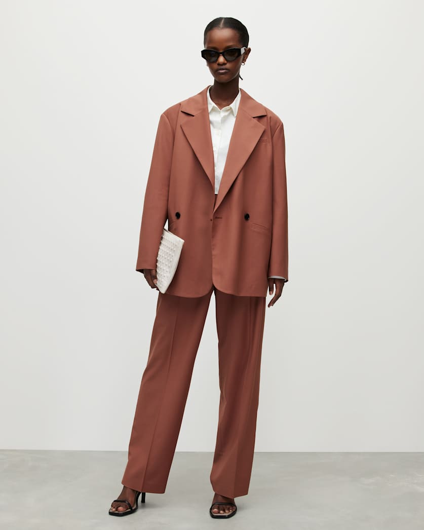 all saints Corin Miro Blazer Sandstone Pink